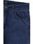Fistan Store Kadın Koyu Mavi Yüksek Bel Normal Kesim Dar Paça Jean Pantolon 3