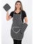 Trendy 3lü Set Sıvı Geçirmez Mutfak Önlüğü, Isıya Dayanıklı Fırın Eldiveni ve Tutacak Takımı 6