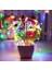 5 Metre Pilli Rgb Peri LED Ince Tel Dekoratif Lambası Renkli Dekor Perde Ledli Bahçe Oda Kafe Duvar 3
