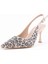 PS-319570 7 cm Topuklu Kadın Taşlı Arkası Açık Stiletto Abiye Ayakkabı 5