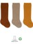 Nessiworld Bistyle Derby Dizaltı Çorap 3'lü BS40101 Hardal Bej Kremit 1