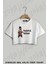 Frederick Fazbear Baskılı Oversize Crop T-Shirt 1