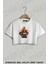 Allen Iverson Baskılı Oversize Crop T-Shirt 1
