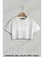 Battlestar Galactica What The Frak Baskılı Oversize Crop T-Shirt 1