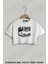 I Am Not Old Classic Klasik Araba Baskılı Oversize Crop T-Shirt 1