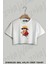 One Piece Luffy Tasarım Baskılı Oversize Crop T-Shirt 1