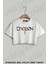 Therion 2 Baskılı Oversize Crop T-Shirt 1
