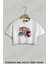 At V3 Baskılı Oversize Crop T-Shirt 1