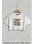 Baby Yoda Baskılı Oversize Crop T-Shirt 1