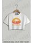 Australia Retro Kangaroo Baskılı Oversize Crop T-Shirt 1