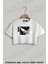 Bauhaus V2 Baskılı Oversize Crop T-Shirt 1