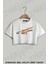 Bilardo Baskılı Oversize Crop T-Shirt 1