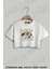 Born To Die Motor Baskılı Oversize Crop T-Shirt 1