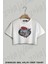 Bağıran Kedi Baskılı Oversize Crop T-Shirt 1