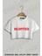 Beni Siz Delirttiniz Baskılı Oversize Crop T-Shirt 1