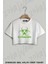 Biohazard Baskılı Oversize Crop T-Shirt 1