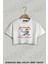 Alcoholica Illustration Baskılı Oversize Crop T-Shirt 1