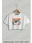 Thrasher Kaykaycı Iskelet Baskılı Oversize Crop T-Shirt 1