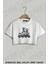 Paten V4 Baskılı Oversize Crop T-Shirt 1