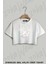 Better Dead Than Red Baskılı Oversize Crop T-Shirt 1