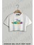 Dinazor Serisi 1 Baskılı Oversize Crop T-Shirt 1