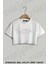 Jazz Baskılı Oversize Crop T-Shirt 1