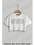 Nap Queen Baskılı Oversize Crop T-Shirt 1