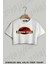 Jurassic Park Baskılı Oversize Crop T-Shirt 1