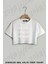 We Only Come Out At Night Baskılı Oversize Crop T-Shirt 1