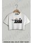 Vincent And Jules Film Pulp Baskılı Oversize Crop T-Shirt 1