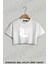 Baykuş V3 Baskılı Oversize Crop T-Shirt 1