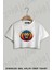 Renkli Aslan Baskılı Oversize Crop T-Shirt 1