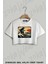 Godzilla Surfing Baskılı Oversize Crop T-Shirt 1