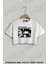 Neon Genesis Evangelion Misato Baskılı Oversize Crop T-Shirt 1
