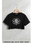 Five Finger Death Punch Baskılı Oversize Crop T-Shirt 1