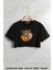 Bitcoin Coin Kripto Para Boğa Baskılı Oversize Crop T-Shirt 1