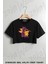 Kobe Bryant Baskılı Oversize Crop T-Shirt 1