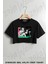 Elvis Presley V2 Baskılı Oversize Crop T-Shirt 1
