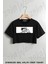 Ashita No Joe 2 Baskılı Oversize Crop T-Shirt 1