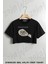 Time Dream Theater Baskılı Oversize Crop T-Shirt 1