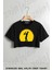 Jazz Sanatçısı Baskılı Oversize Crop T-Shirt 1
