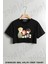Spy x Family (Tüm Aile) Baskılı Oversize Crop T-Shirt 1