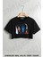 Star Wars (Dart Vader) 8 Baskılı Oversize Crop T-Shirt 1