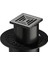 V-Flow Kare 5607320 Yalıtımlı Duş Kanalı, Alttan Çıkışlı, 10X10 Cm, Dk 800 Kapak, Mat Krom 2