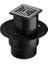 V-Flow Kare 5607320 Yalıtımlı Duş Kanalı, Alttan Çıkışlı, 10X10 Cm, Dk 800 Kapak, Mat Krom 3