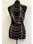 Zincirli Crop ve Etek Harness Alt Üst Takım L/xl 2