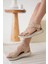 Kanze Premium Nude Kadın Sandalet 4