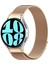 Samsung Galaxy Watch 4/5/6/7/fe/40/44/classic/42/43/46/47 Uyumlu Kordon A+Kalite Metal Hasır Kordon 1