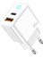 Blue Moon Pd 30WATT Hızlı Şarj Aleti, A + C Girişli, Beyaz 2