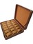 Deri Luxury 18 Li Saat Çantası,kutusu Fermuarlı Taba (31X38 Cm) 4